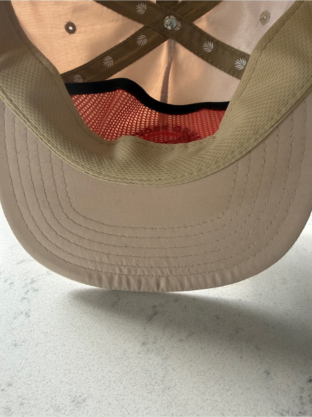 Sendero Provisions Mountain Lion Hat Cream Khaki Snapback Cap - Picture 6 of 6